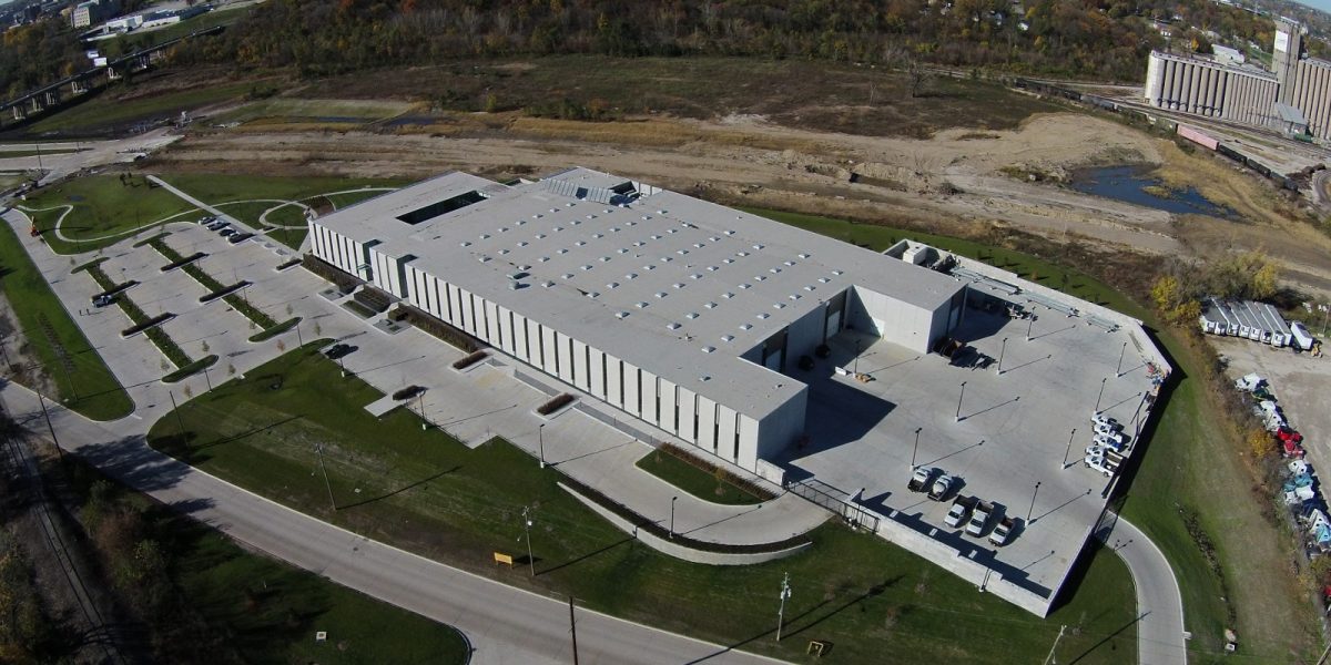 Des Moines Municipal Services Center Aerial View