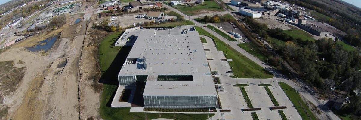 Des Moines Municipal Services Center Aerial View